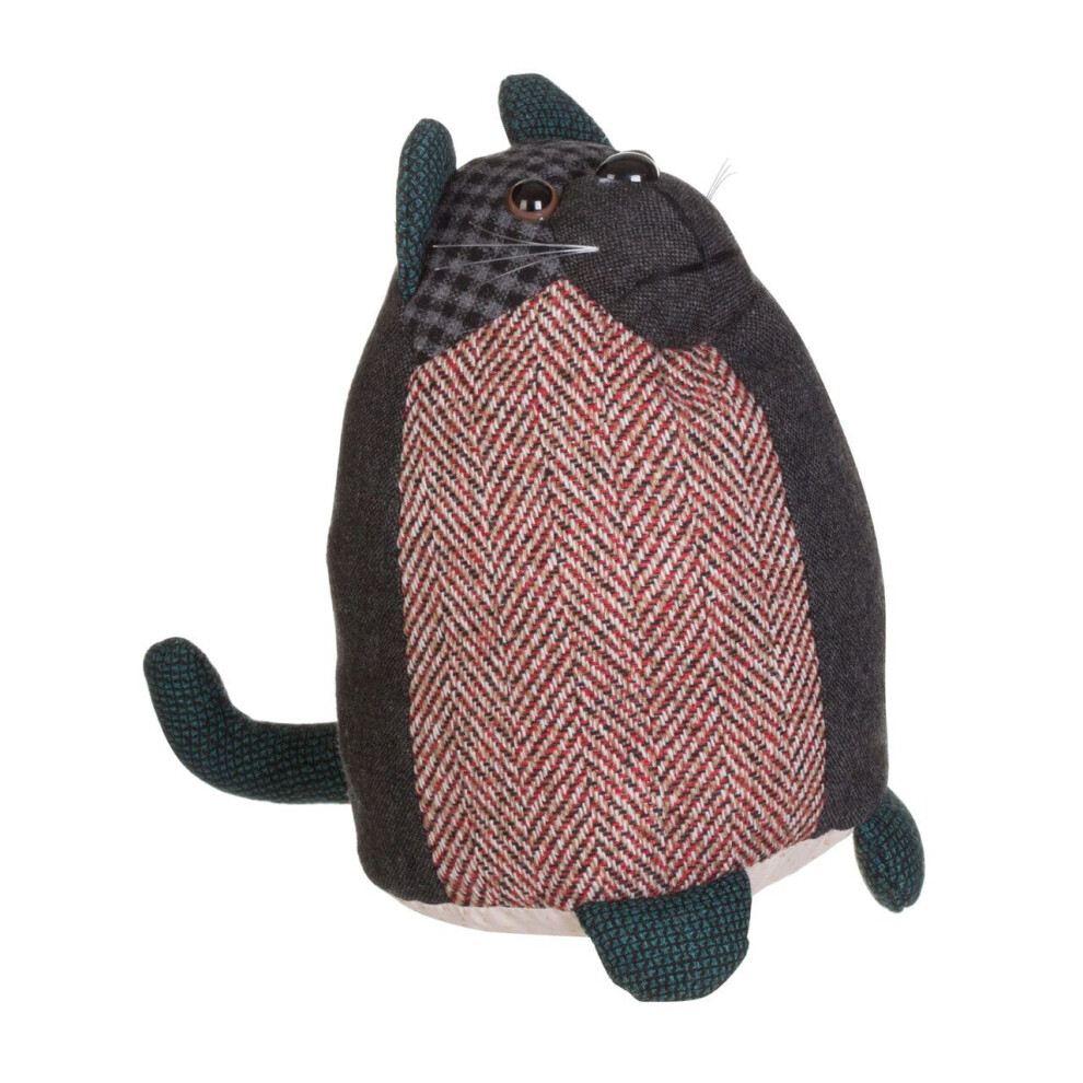Premier Housewares Heritage Large Cat Door Stop Green