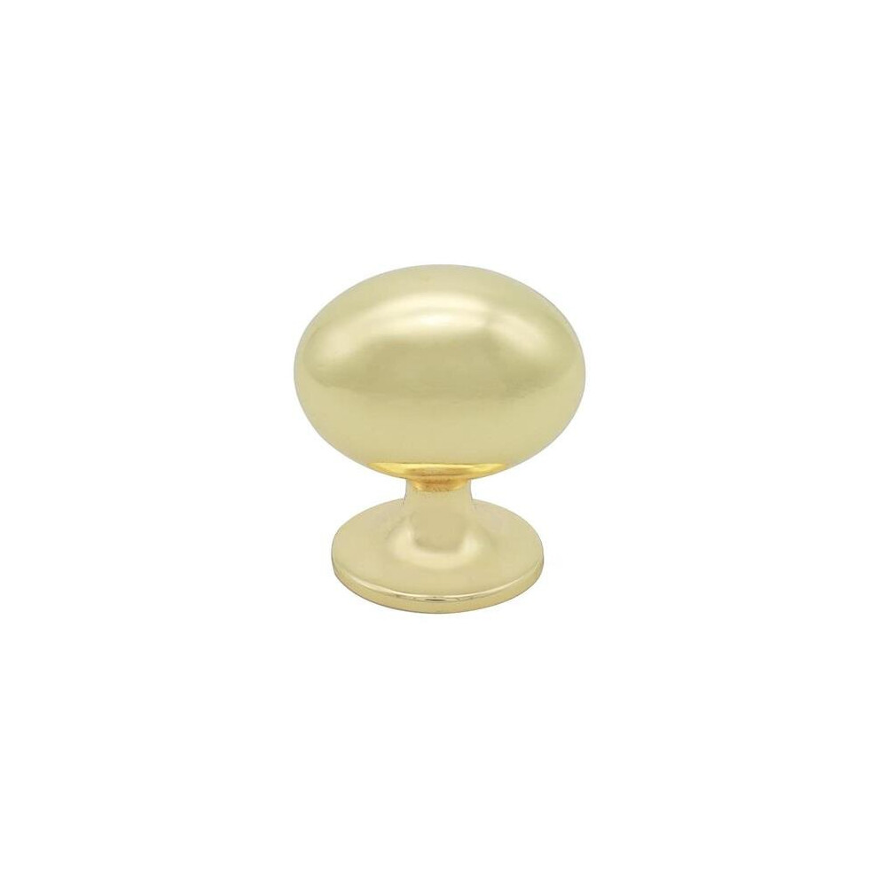 1.38 In. Dia. Charlton Cabinet Knob, Polished Gold 751759244251
