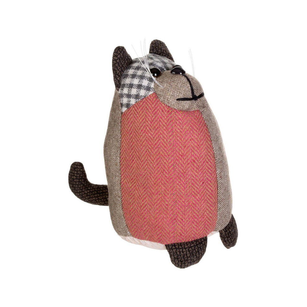 Premier Housewares Heritage Small Cat Door Stop Brown