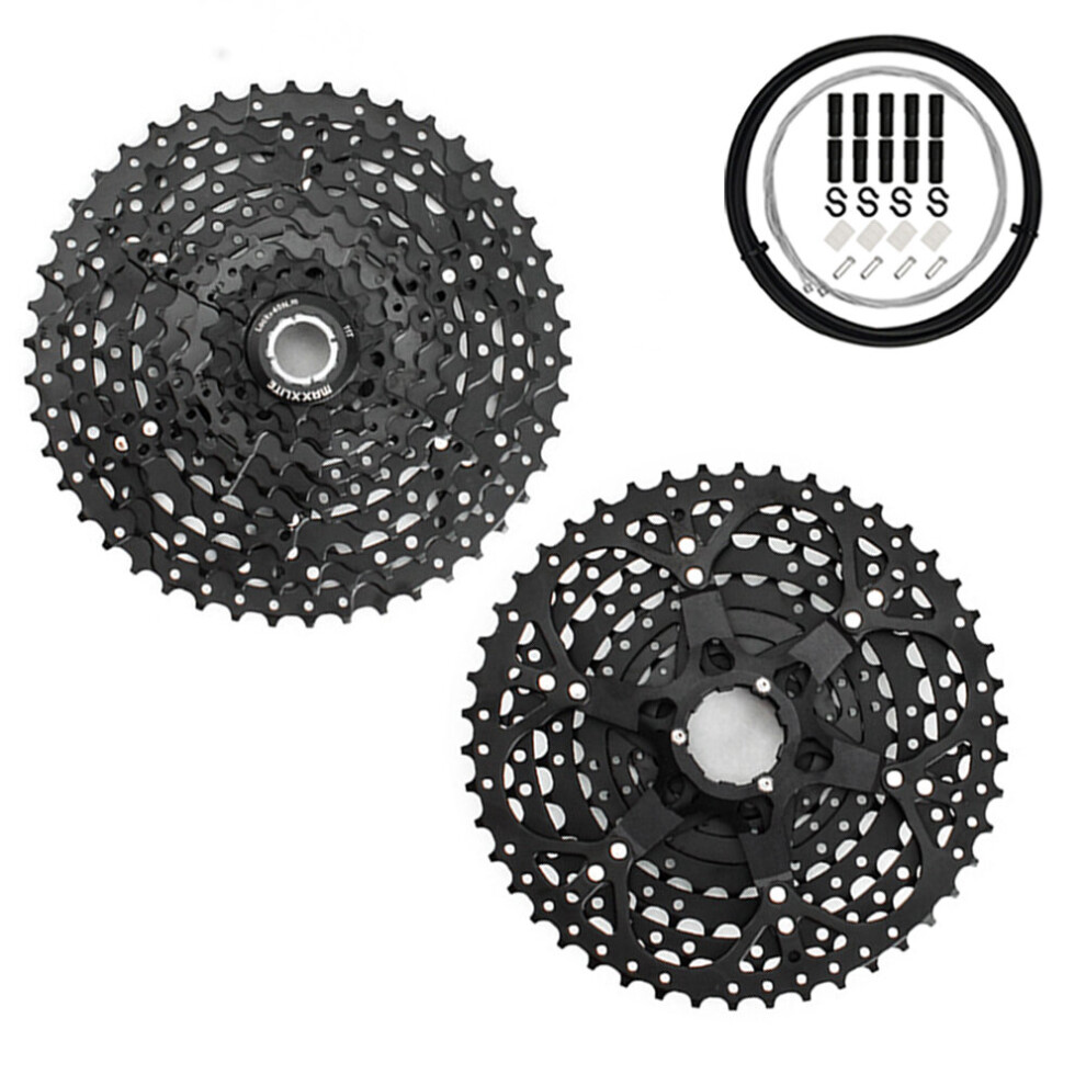 Bysion (11-46T 9 Speed) Bike 11-40/42/46/50T 9 Speed Shimano / Sram Mtb Cassette- Black