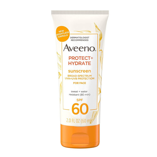 Aveeno Aveeno, Protect + Hydrate, Sunscreen, Για Πρόσωπο, SPF 60, 2 fl oz (60 ml)