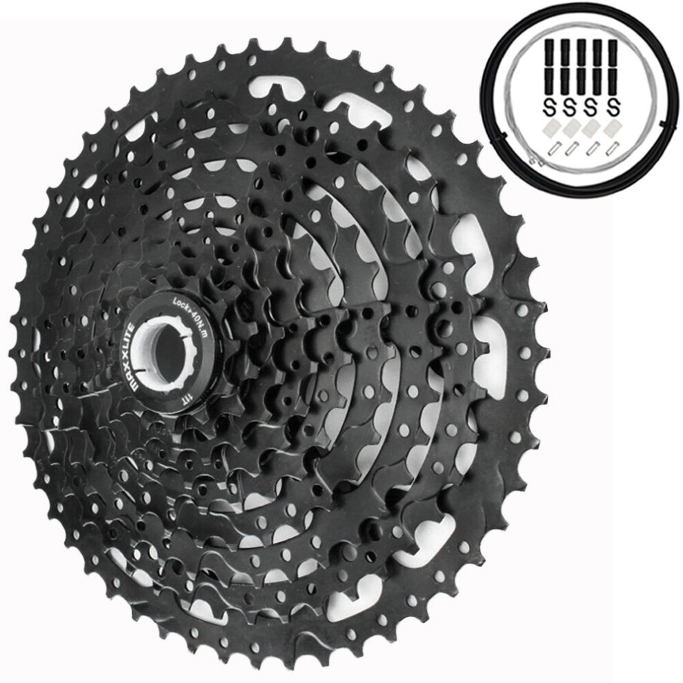 Bysion (11-50T 9 Speed) Bike 11-40/42/46/50T 9 Speed Shimano / Sram Mtb Cassette- Black
