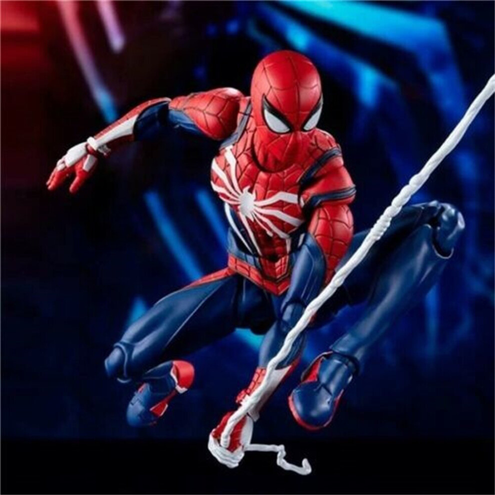 15CM Marvel Figure SHF S.H.Figuarts For PS4 Gamer Verse SPIDER-MAN SUIT