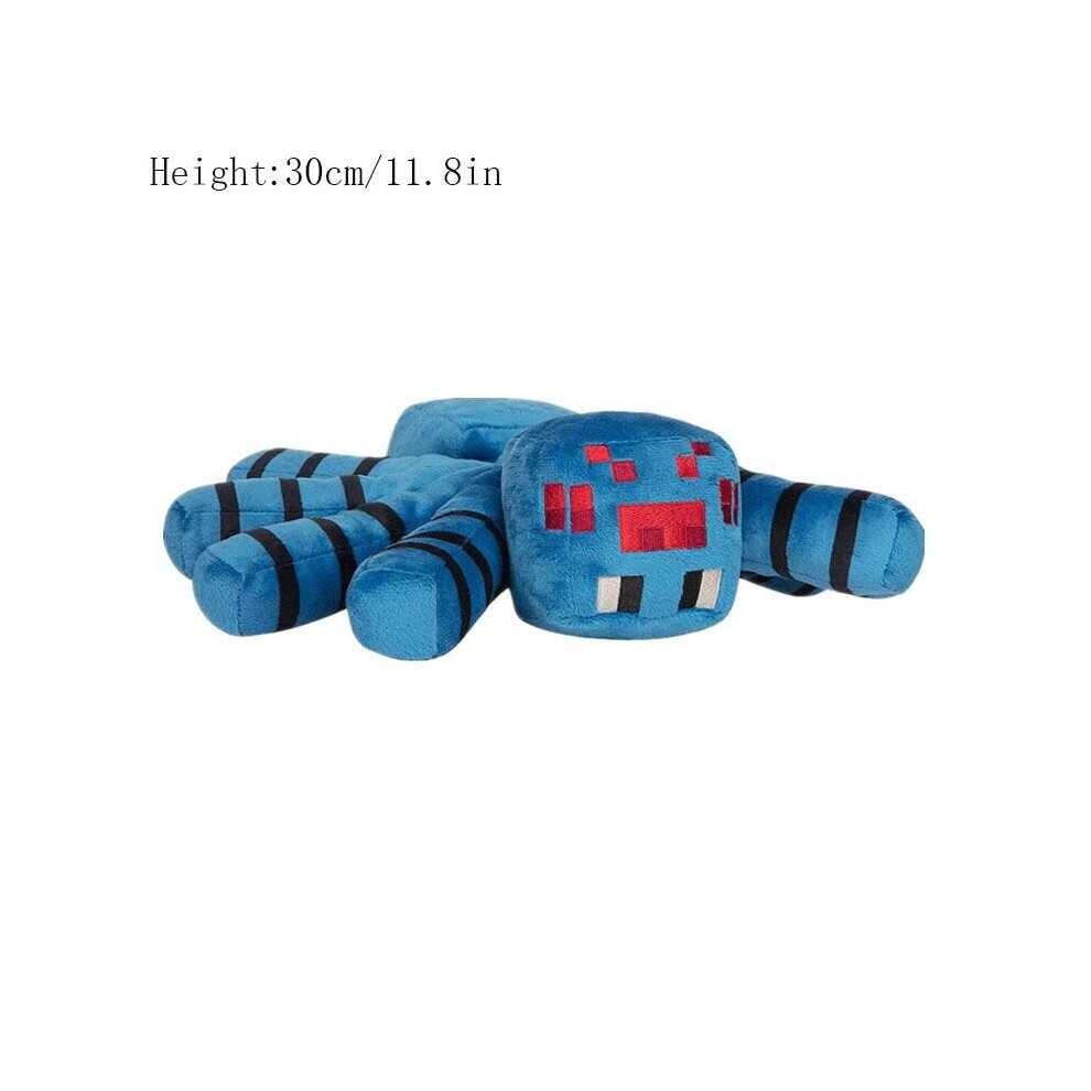(Spider, 30cm/11.8in) Minecraft Plush Toys Minecraft Creeper Enderman Pig Bear Stuffed Toys Pixel Doll