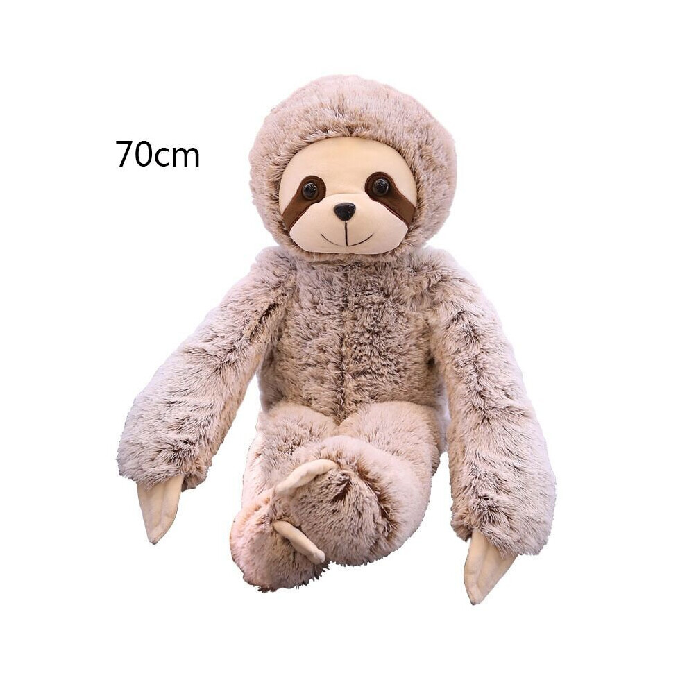 (70cm) 50/70cm Sloth Plush Stuffed Toy Animal Sloth Soft Doll Kids Toys Christmas Gift