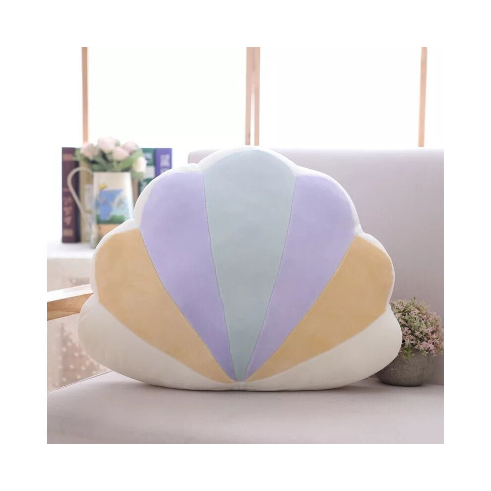 (Shell) Rainbow Plush Sofa Pillow Cushion Sleeping Pillow Cloud Moon Home Decoration Toy