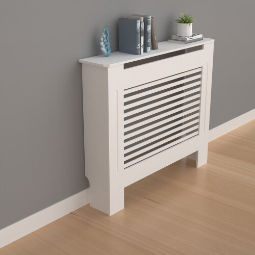 (S) 92cm Height Horizontal Slats Radiator Cover