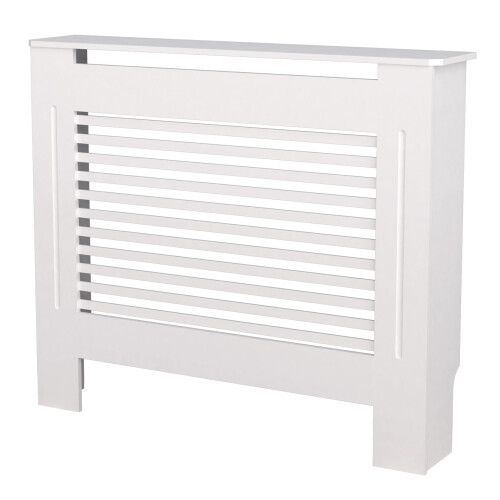 (S) 92cm Height Horizontal Slats Radiator Cover 1