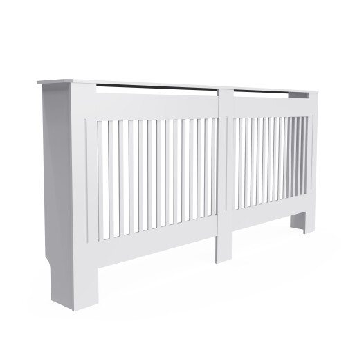 (L) 92cm Height Horizontal Slats Radiator Cover 1