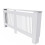 (L) 92cm Height Horizontal Slats Radiator Cover 3