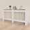 (L) 92cm Height Horizontal Slats Radiator Cover 5