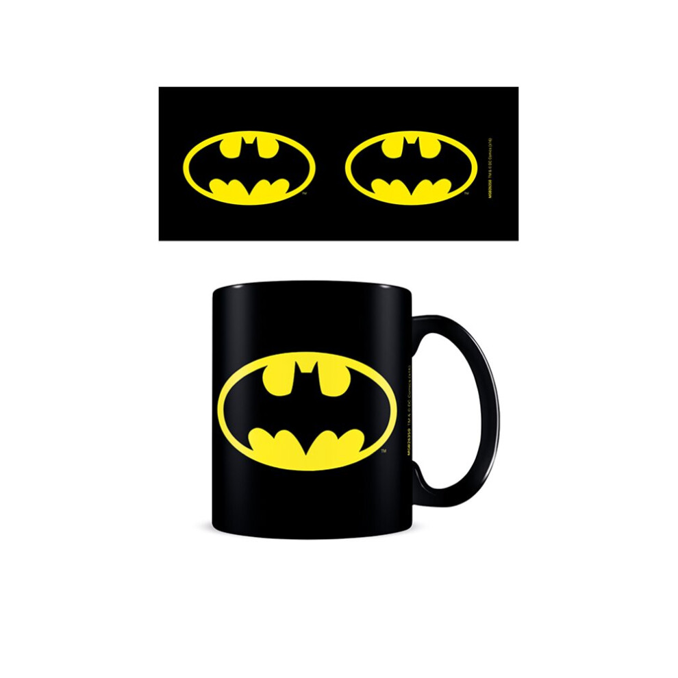 Batman Bat Symbol Mug Black 11OZ Boxed Mug