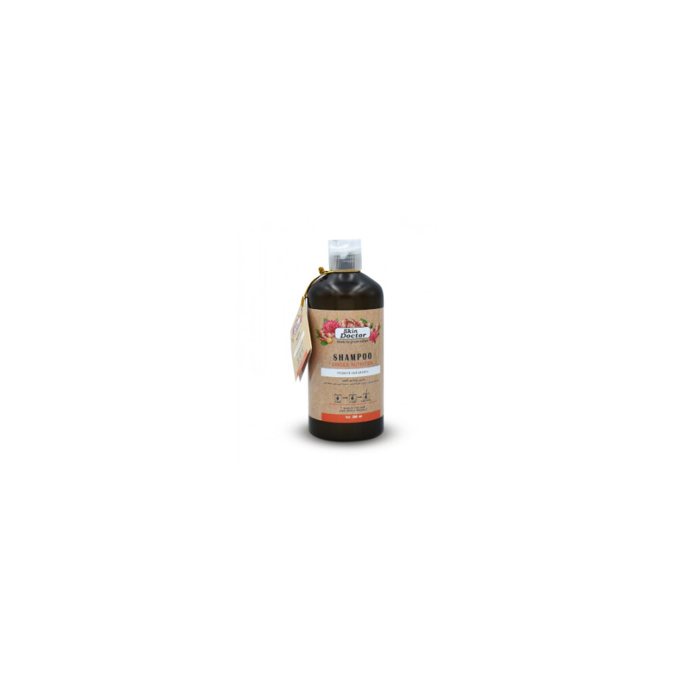Skin Doctors Skin Doctor Ginger Nutrition Shampoo For Hair Strengthening, Scalp Health, And Nourishment 300Ml