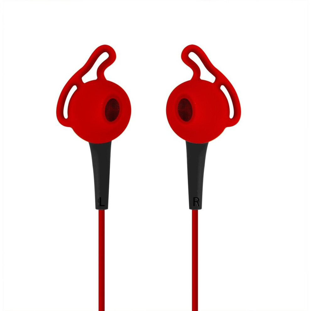 iLuv FitActive High-Fidelity Sports Earphones, Red-image-OPC-P8N6Q2W-NEW
