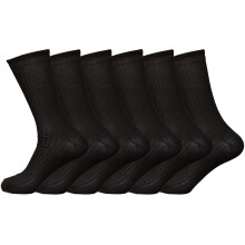 (Black (M10730), 6 Pack) Mens Non-Elastic Diabetic Socks 6 12 Pairs Sock 6-11