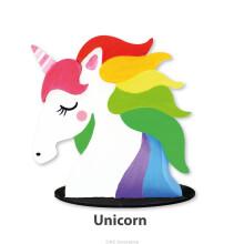 (Unicorn) Animal Pencil Holder Craft Kit with Paints