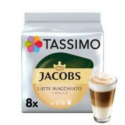 Tassimo Tassimo T Discs Jacobs Latte Macchiato Vanilla (Pack of 5, 40 Drinks) 1