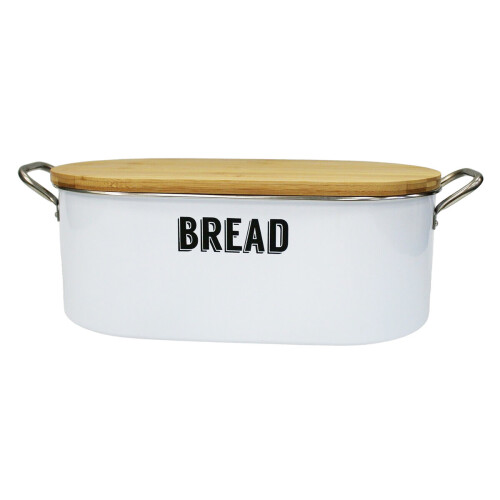 Typhoon Typhoon Living Retro White Tea Coffee Sugar Bread Bin Set 2
