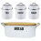 Typhoon Typhoon Living Retro White Tea Coffee Sugar Bread Bin Set 1