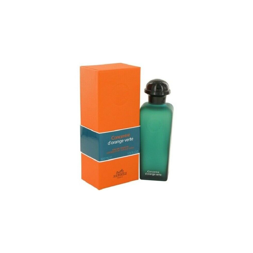 Hermes D'Orange Verte Concentre 3.3 / 3.4 oz EDT Cologne for Men New In Box