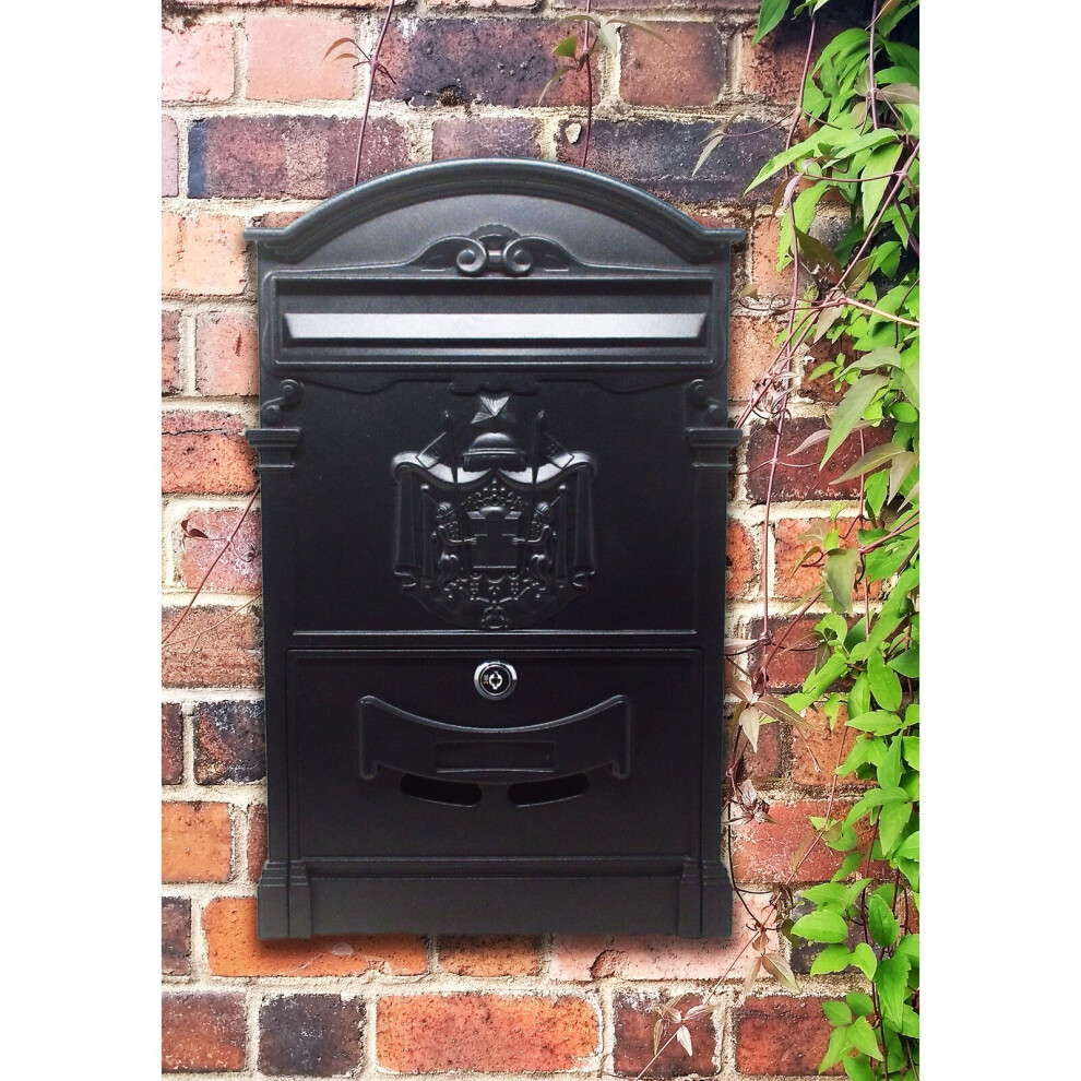 Post Box Wall Mounted Wall Mounted Imperial Style Vintage Decor