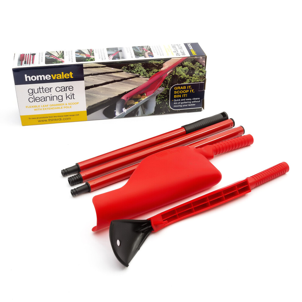 Home Valet Extendable Gutter Care Cleaning Kit  Grabber & Scoop