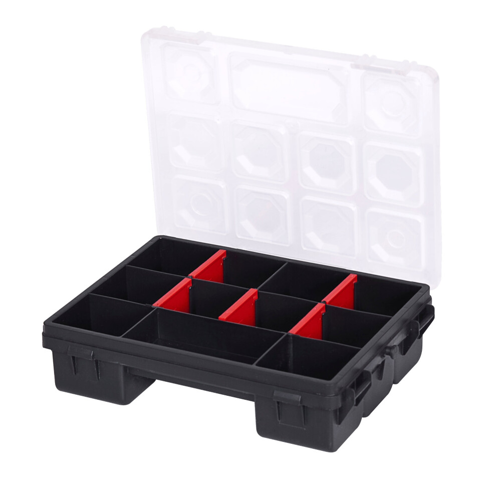 (200, 1) Tandem Twin Compartment Organiser Case Tool Box 5056333869024