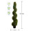 Best Artificial 4ft - 120cm Boxwood Spiral Topiary Tree 5