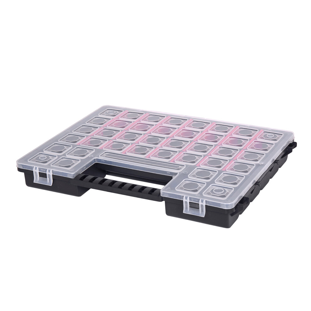 (400, 3) Tandem Twin Compartment Organiser Case Tool Box 5056517533239