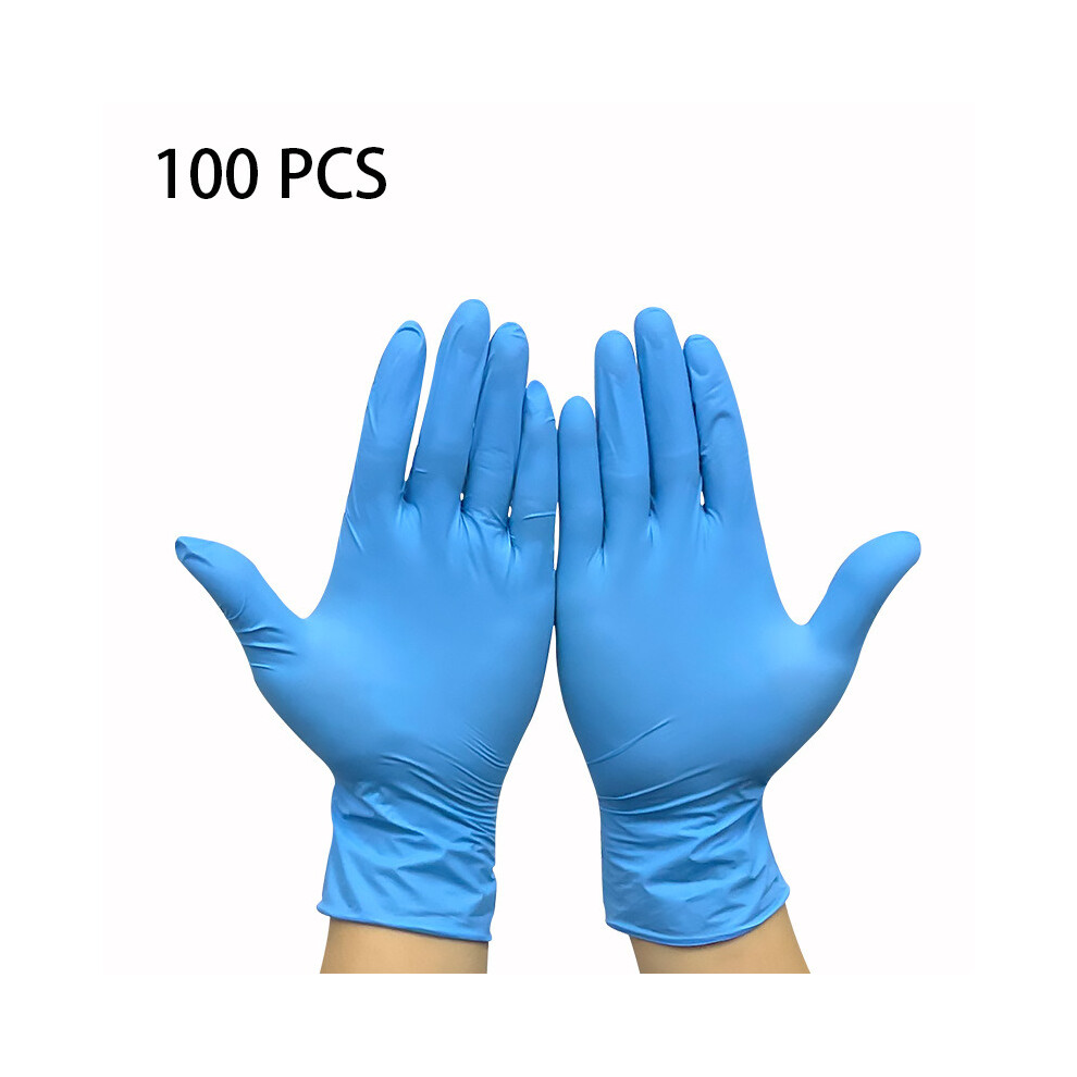 (Blue-100pcs, Medium) 100pcs Surgical Gloves Nitrile Medical Supplies Powder Free Glove Disposable