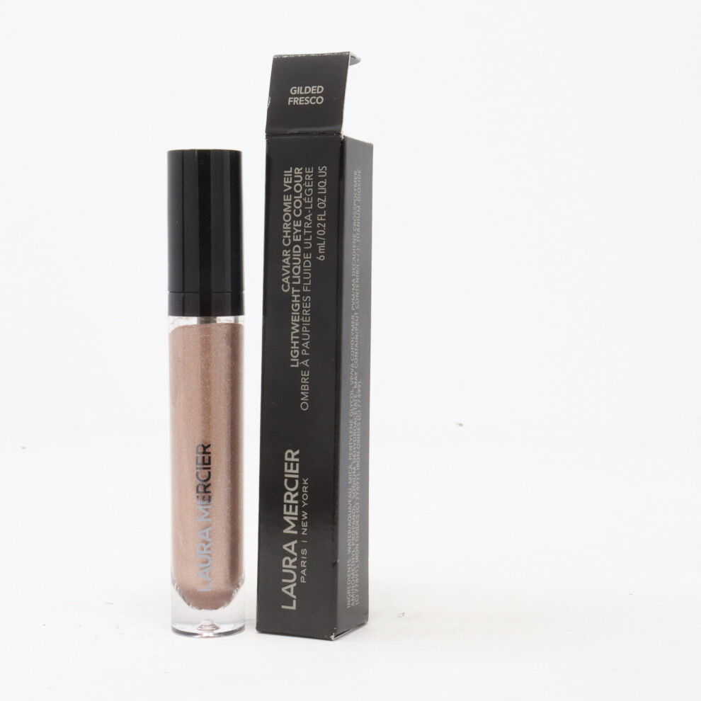 (Gilded Fresco) Laura Mercier Caviar Chrome Veil Liquid Eye Colour  0.2oz/6ml New With Box