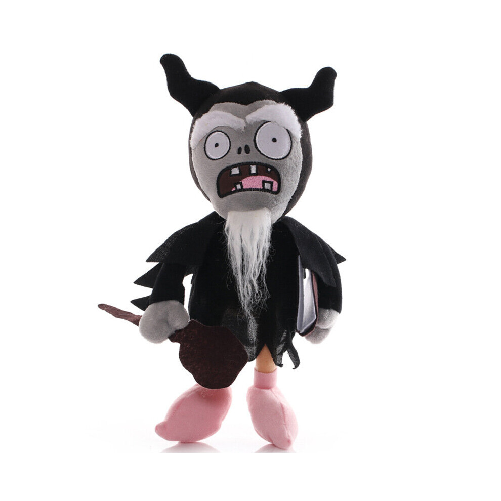 (#27 Magician) 12.2" Plants Vs Zombies Plush Toys Hats Pirate Duck Plush Stuffed Doll Toy Black
