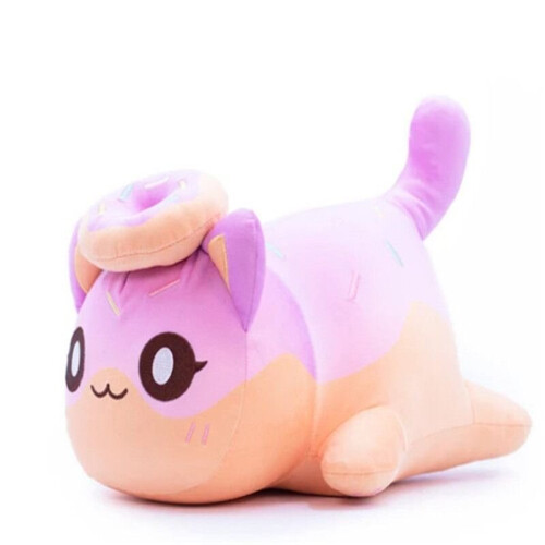 (Doughnut) 9.84in Aphmau Cat Stuffed Toy Plushie Plush Doll For Girls Pillow