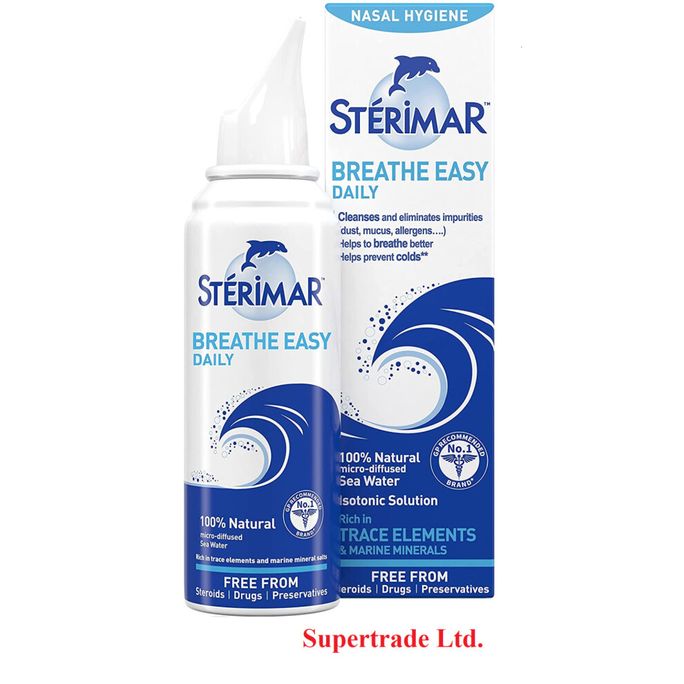 Sterimar Breathe Easy DailyNasal Hygien Isotonic Solution Spray -100ml