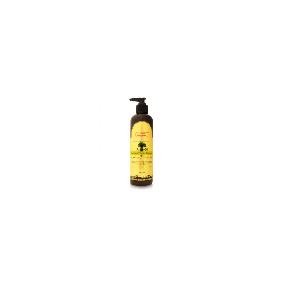 Skin Doctors Skin Doctor Argan Oil Moisture Vitality Shampoo For Nourishing And Hydrating Hair 400Ml