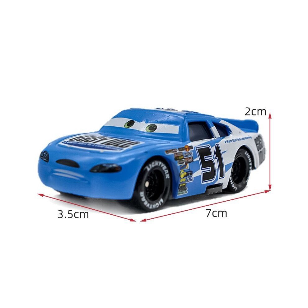 (No. 51 Racer) Number Car Disney Pixar Cars Lightning McQueen Jackson Storm Ramirez Vehicle