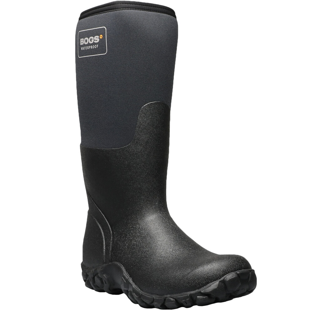 (11 UK, Black) BOGS Mens Mesa Lightweight Outdoor Insulated Waterproof Wellington Boots Wellies