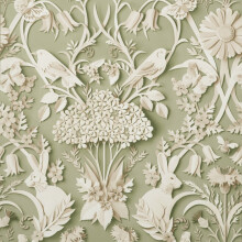 Fine Decor Woodland Sage Wallpaper FD42951