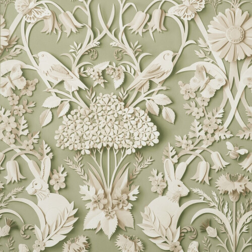 Fine Decor Fine Decor Woodland Sage Wallpaper FD42951