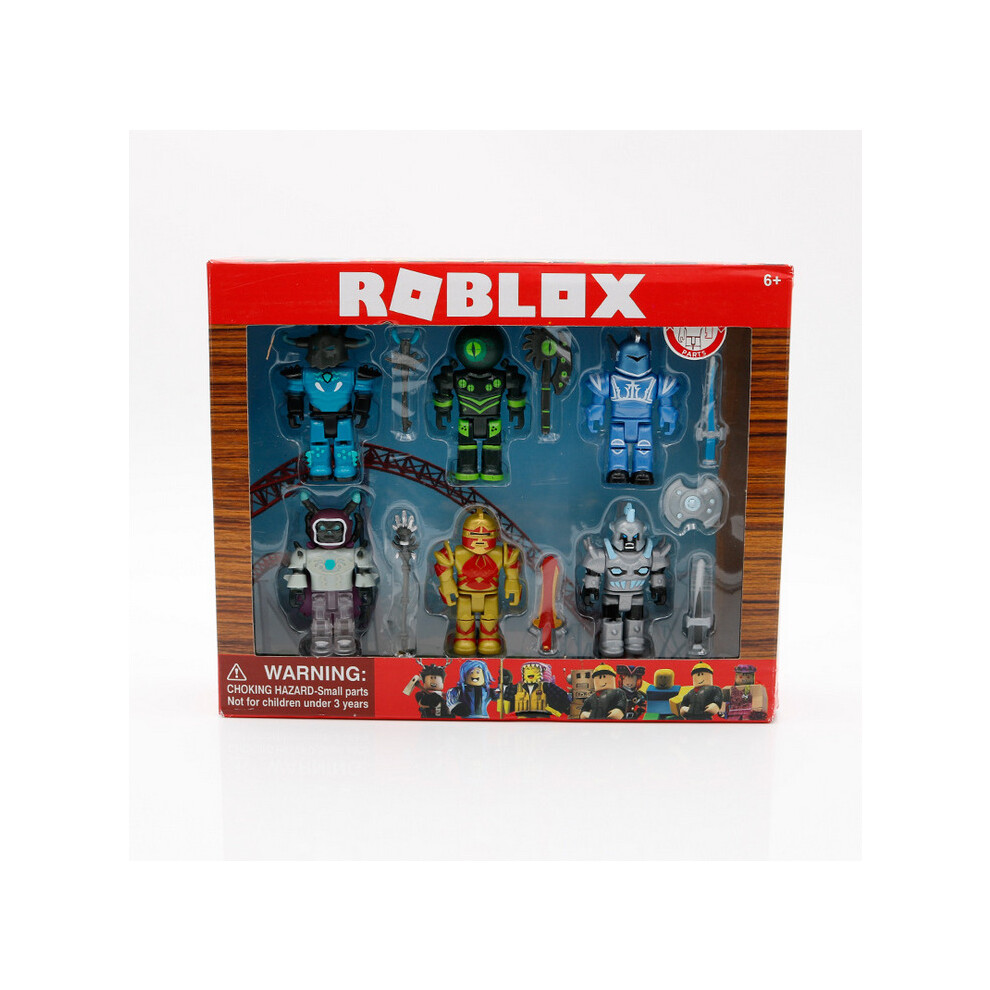 6PCS Roblox PVC Action Figure Model Kids Toys World champion & Box