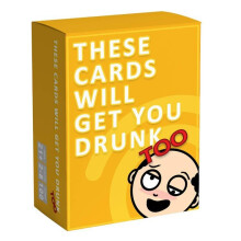 (B) These Cards Will Get You Drunk-Fun Family Adult Drinking Game For Parties