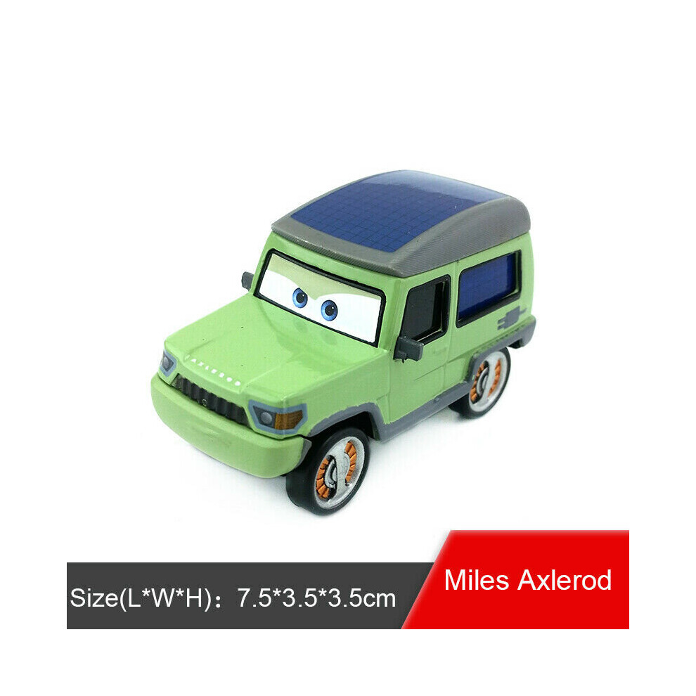 (Miles Axlerod) Pixar Cars Figures Mini PVC Action Figure Model Toy Dolls Classic Kid Toys 4-8cm