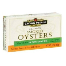 Crown Prince Natural, Smoked Oysters, In Olive Oil, 85 g (3 oz)