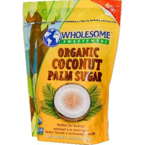 Wholesome Sweeteners, Οργανική Κοκκοσούδα, 1 λίβρα. (16 oz) - 454 γρ