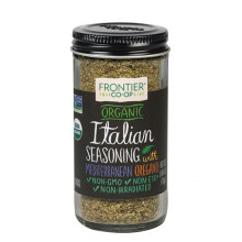 Frontier Co-op, Organický italský koření s mediteránskou oregánou, 0,64 oz (18 g)