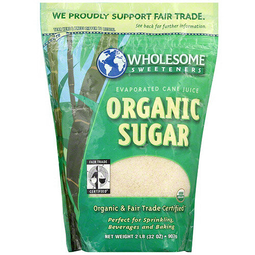 Wholesome Sweeteners, Οργανικό Κανέ Σουκέρ, 2 lb (907 g)