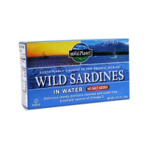Wild Planet, Sardine sălbatice în Apă, Fără Sare Adăugată, 4,4 oz (125 g)
