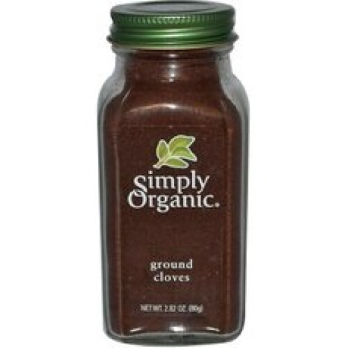 Simply Organic, Clovuri măcinate, 2,82 oz (80 g)