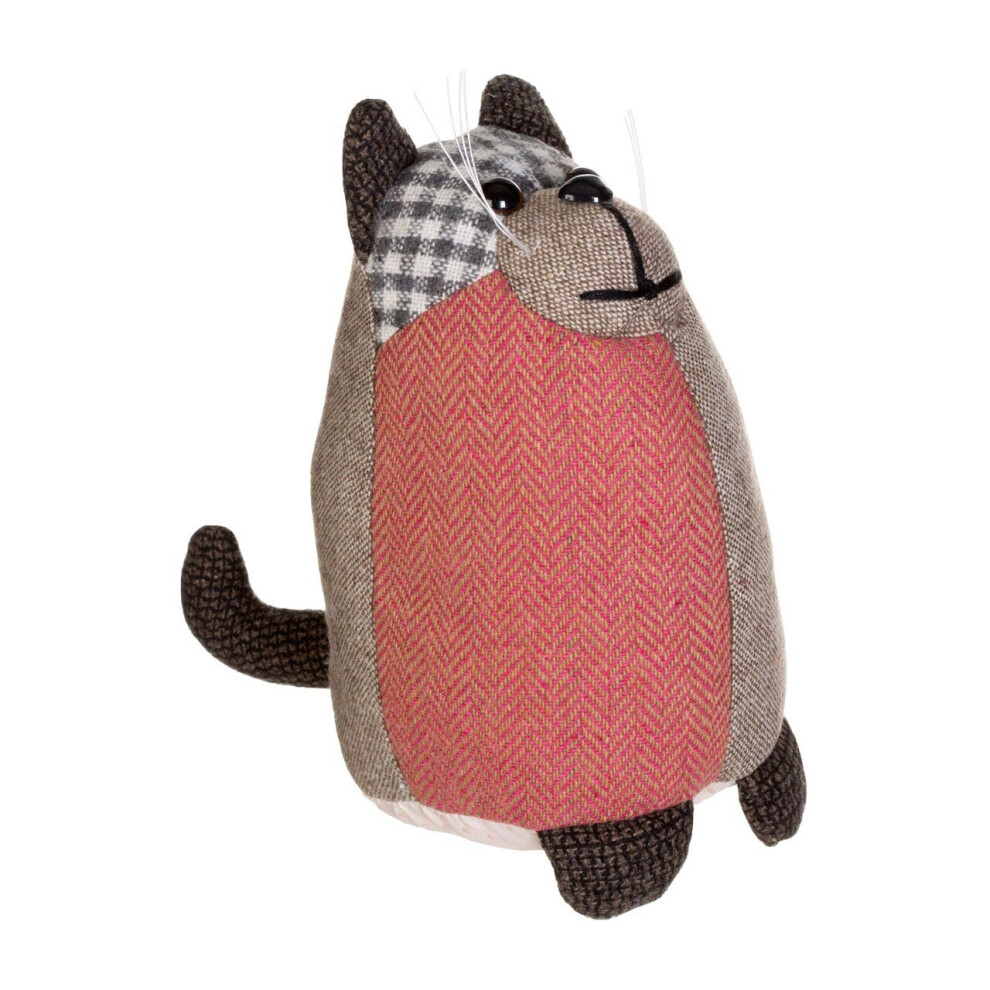Premier Housewares Heritage Large Cat Door Stop Brown