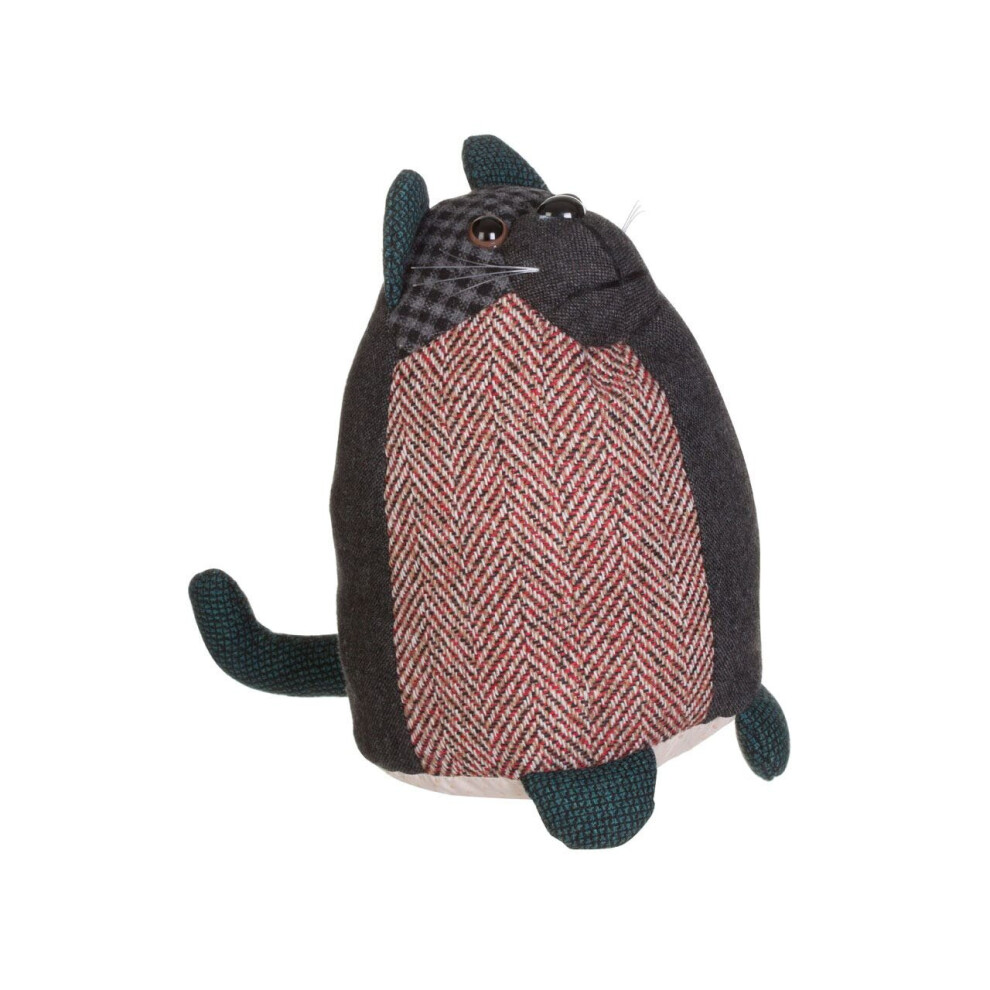 Premier Housewares Heritage Small Cat Door Stop Green
